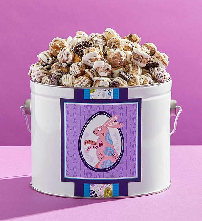 Eggstra Fancy 1/2 Gallon Gift Pail With Cookies & Creme Popcorn